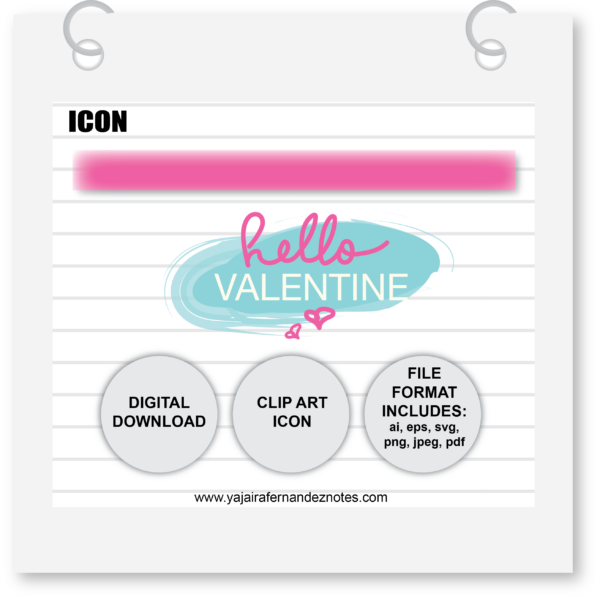 Hello Valentines Icon1 - Image 2