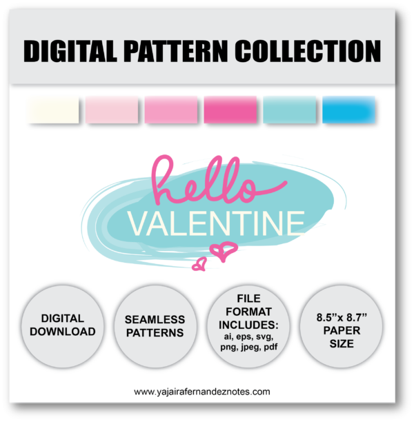 Hello Valentines DPC1: Digital Pattern Collection - Image 2