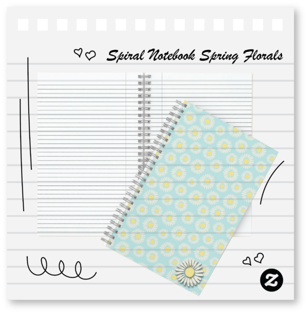 Spring Florals Spiral Notebook
