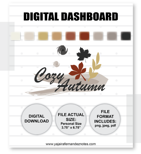Cozy Autumn DD1: Digital Dashboard - Image 3