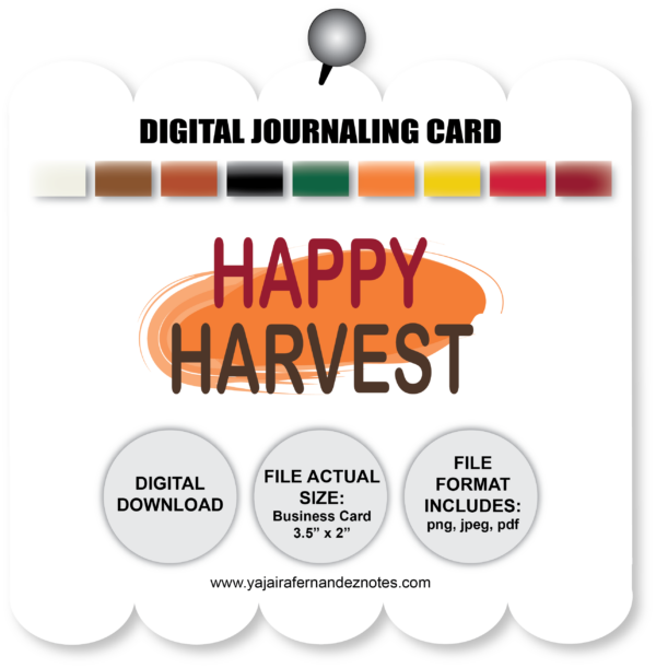 Happy Harvest DJC1: Digital Journaling Card - Image 3