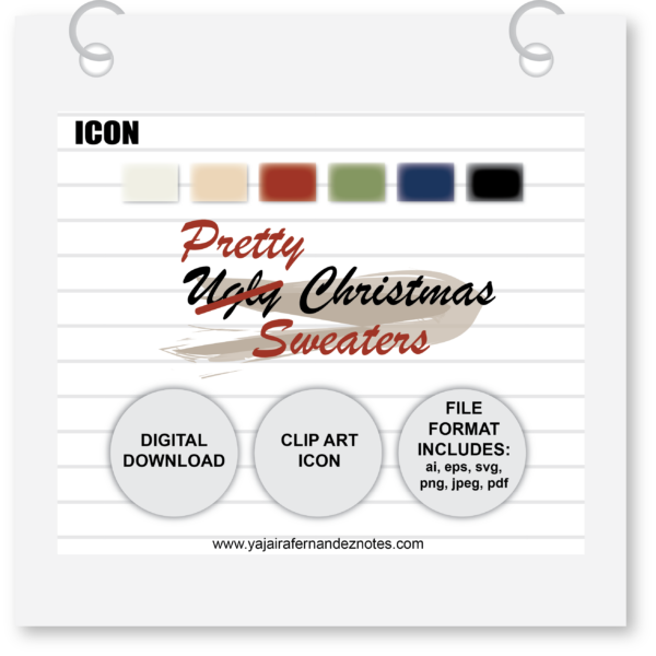 Pretty Ugly Christmas Sweater Icon1 - Image 2