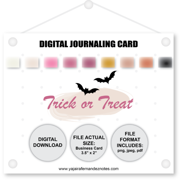 Trick or Treat DJC1: Digital Journaling Card - Image 3