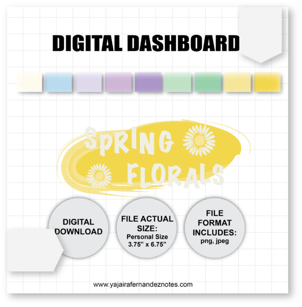 Spring Florals DD1: Digital Dashboard - Image 3