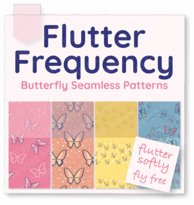 Flutter Frequency: Butterfly Seamless Patterns (Mini Set)